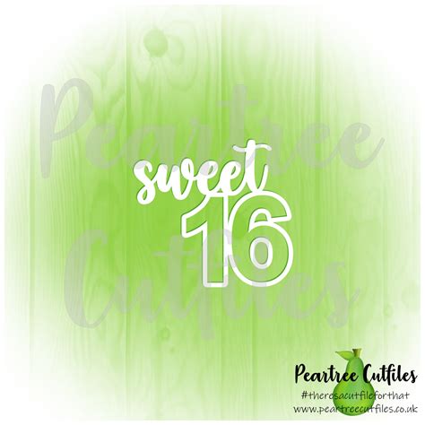 Sweet 16 – Peartree Cutfiles