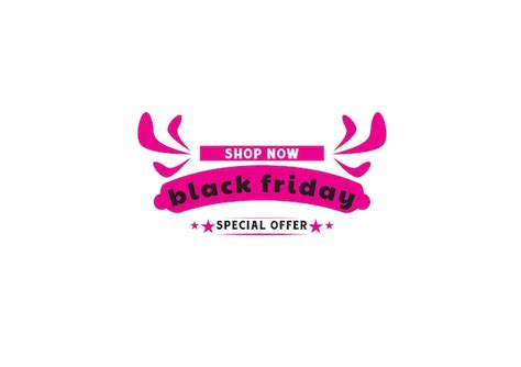 Premium Vector Black Friday Badge Concept In Flat Design