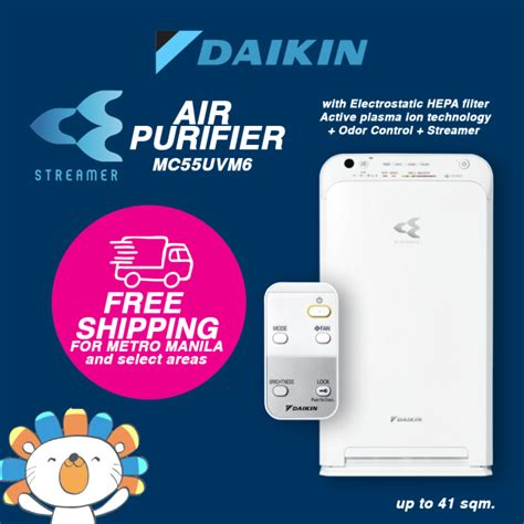 Air Purifier DAIKIN MC55UVM6 Air Purifier I Active Plasma Ion