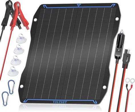 Voltset W V Solar Panel Battery Charger Review Emergency Solar