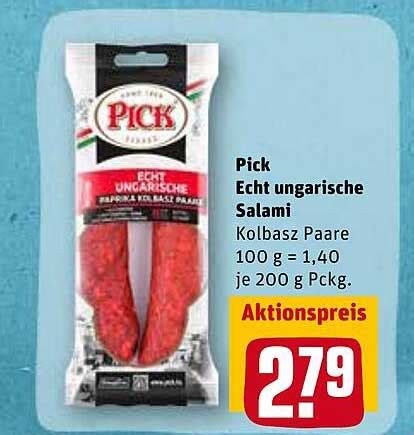 Pick Original Ungarische Paprika Kolbasz Angebot Bei Simmel