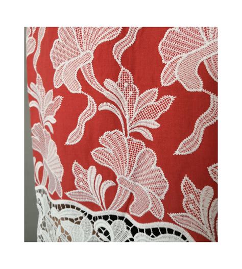 Top sans manches en coton brodé orange Oscalito Lingerie Sipp