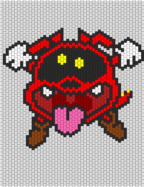 Dr Mario Virus Fever Bead Pattern | Peyote Bead Patterns | Characters ...