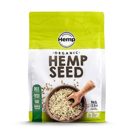 Organic Hemp Seeds 1kg