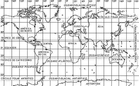 Mapa mundi para colorir