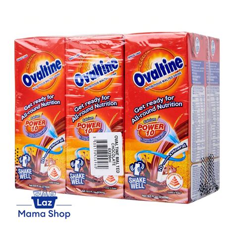 Ovaltine Malted Chocolate Drink 6 X 236ml Laz Mama Shop Lazada