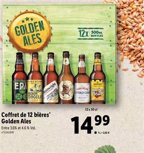 Promo Coffret De Bi Res Golden Ales Chez Lidl Icatalogue Fr