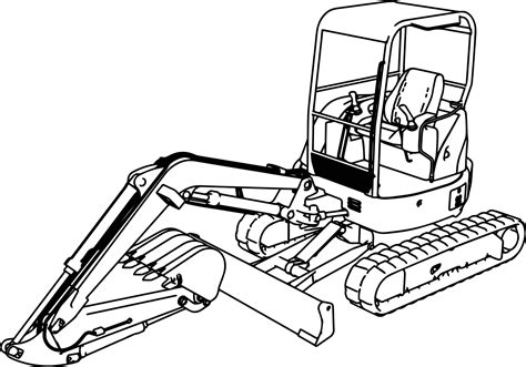 Excavator Coloring Pages to download and print for free