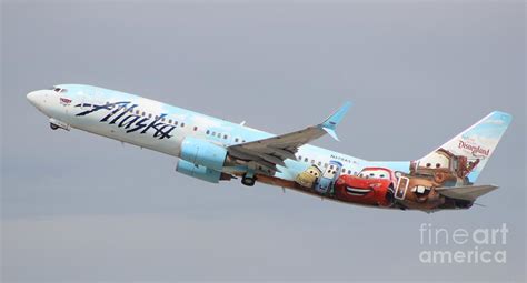 Alaska Airlines Cars Movie Livery Photograph By John Linder Pixels