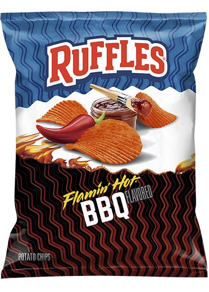 RUFFLES Flamin Hot BBQ Ruffles