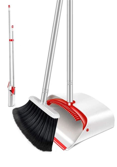 Amazon Masthome Broom And Dustpan Set Rotating Broom With