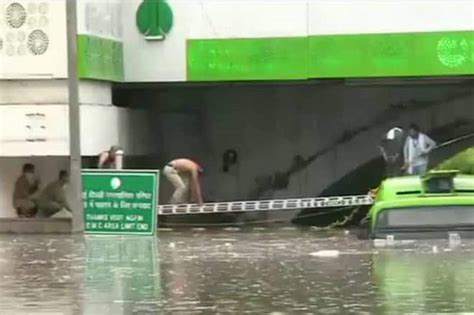 Delhi Rains Houses Collapse Waterlogging Reported From Several Parts