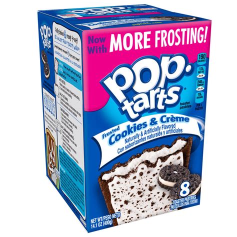 Kellogg's Pop-Tarts Frosted Cookies & Cream Toaster Pastries Reviews 2019