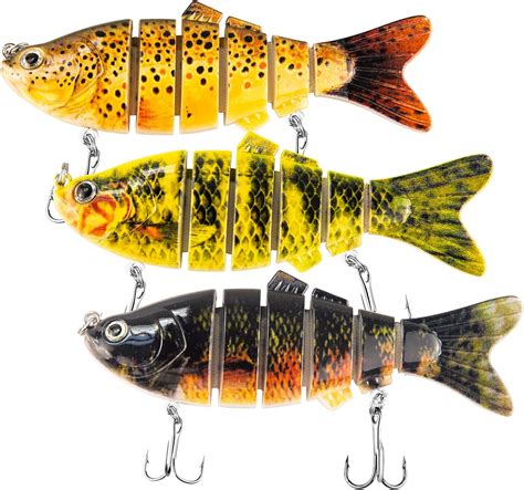 Tuxibin Fishing Lures Fishing Baits Pack Segments Tackle High