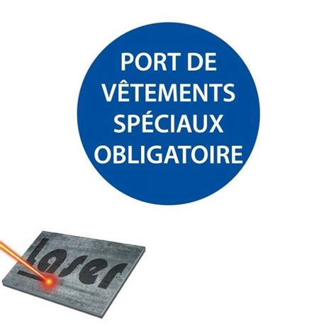 Plaque Grav E Autocollante Cm V Tements Sp Ciaux Fond Bleu