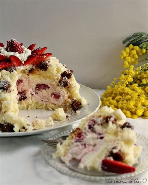 Zuccotto Mimosa Alle Fragole Ricetta Preparazione Dolce