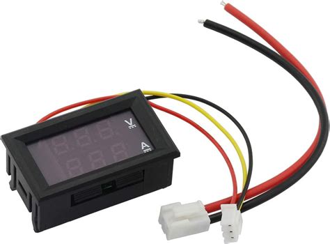 Amazon Zrm E Inch Mini Digital Voltmeter Ammeter Dc V