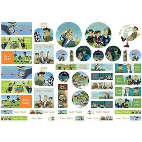 Wild Kratts Labels