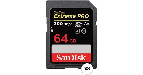 Sandisk Gb Extreme Pro Uhs Ii Sdxc Memory Card Pack B H