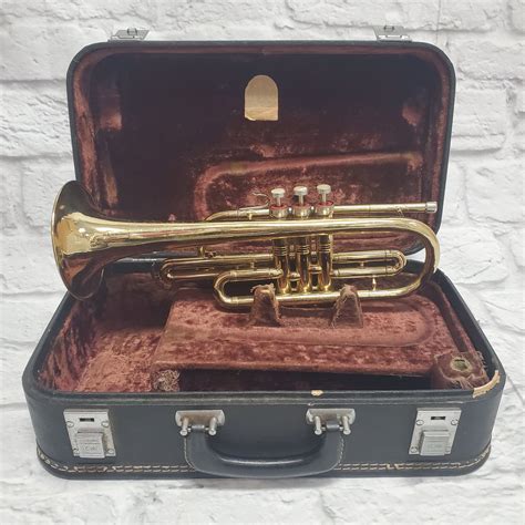 Vintage 1960 Conn Director Cornet W Conn Case Evolution Music