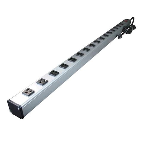 Legrand Wiremold 16 Outlet 15 Industrial Power Strip With Lighted