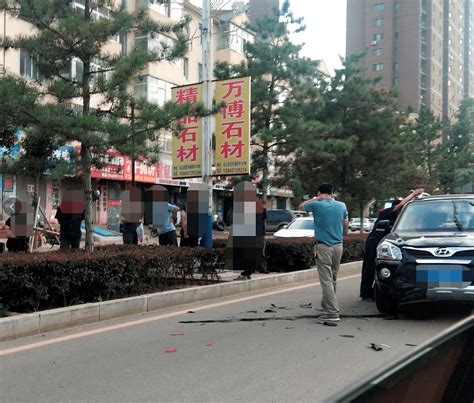 东环岛附近发生车祸！建平人开车一定注意安全行车