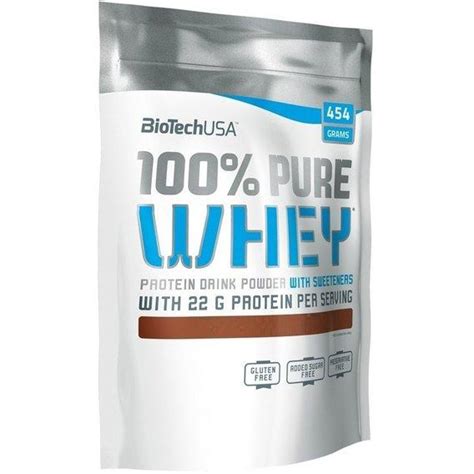 Протеин BioTechUSA 100 Pure Whey 454 G 16 Servings Cookies Cream KV