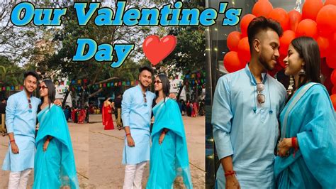 Valentines Day আর সরস্বতী পুজো একসাথে কাটালাম 😍 ️ Youtube