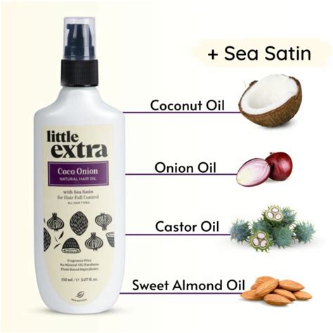 Coco Onion Natural Hair Oil to Control Hair Fall - Little Extra