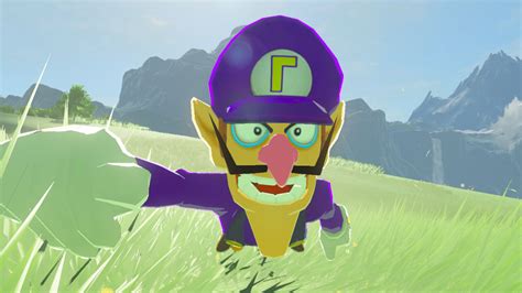 Screaming Waluigi Master Cycle Zero The Legend Of Zelda Breath Of