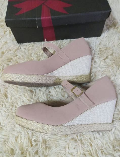 Sapato Anabela Boneca Nude Sapato Feminino Usado 69147167 Enjoei