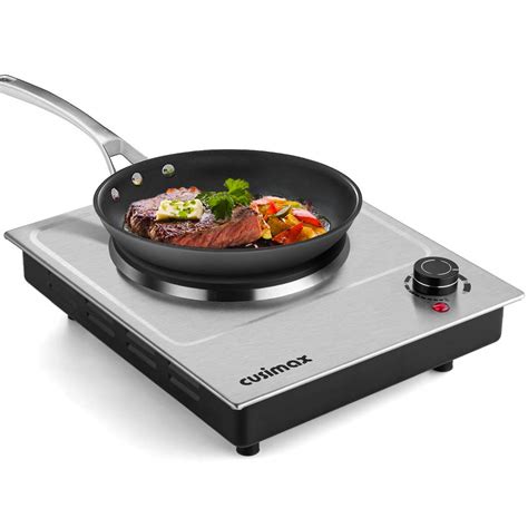 Amazon Cusimax W Electric Hot Plate Hot Plate For Cooking Electric Single Burner