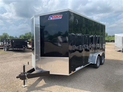 Pace American Journey Cargo Se Flat Cargo Enclosed Trailer