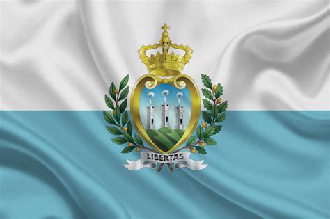 Bandeira Da San Marino Ecco Bandeiras