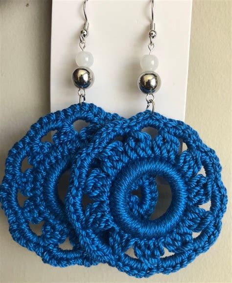 Dangle Crochet Hoop Earrings Etsy Artofit