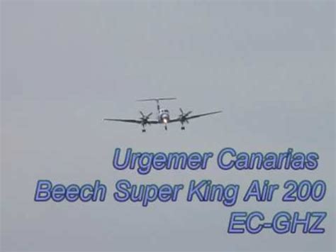 Urgemer Canarias Beech Super King Air 200 EC GHZ YouTube