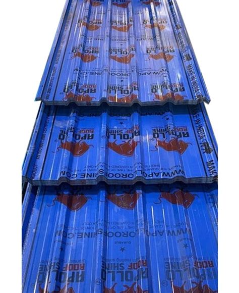 Mild Steel Color Coated Apollo Roof Tuf Blue Profile Sheet At Rs 105 Kg