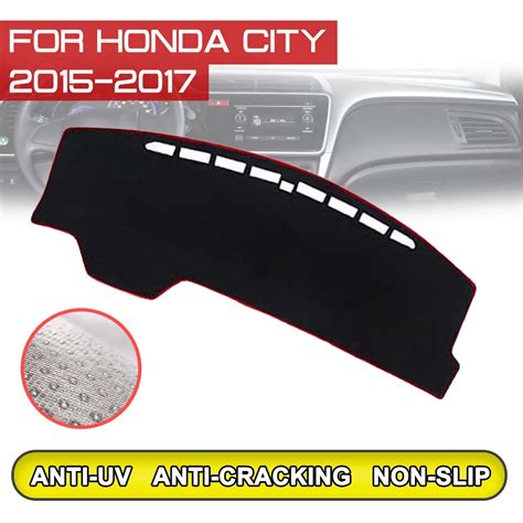 Para Honda CITY 2015 2016 2017 Estera Del Salpicadero Del Coche Anti