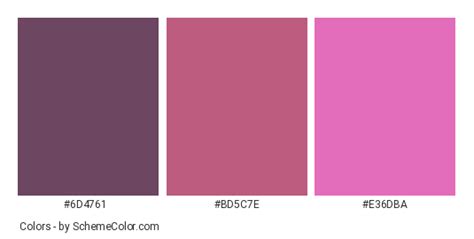 Pink Hair Color Scheme » Image » SchemeColor.com