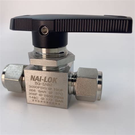 Nai Lok Instrumentation Valves Stainless Steel Way Way Straight