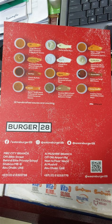 Menu At Burger Nad Al Hamar Restaurant Uae