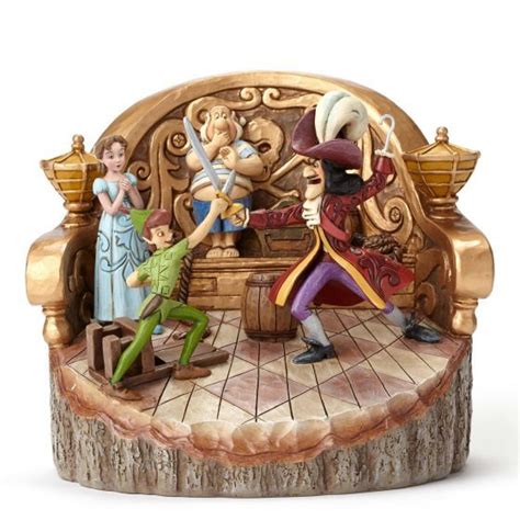 Jim Shore Disney Traditions Peter Pan Carved By Heart Daring Duel