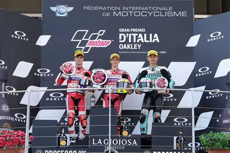 【motogp第8戦イタリアgp】moto3クラスに参戦する鈴木竜生選手がペナルティを跳ね除け3位表彰台を獲得 バイクのニュース