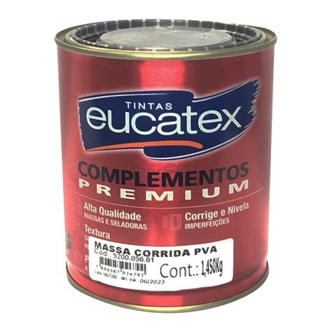 Massa Corrida Pva Eucatex Premium 1 450kg Shopee Brasil