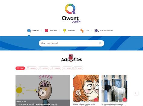 Qwant Junior Le Moteur De Recherche Fran Ais Qui Respecte La Vie Priv E