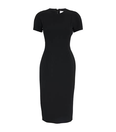 Victoria Beckham Short Sleeved Midi Dress Harrods Hk