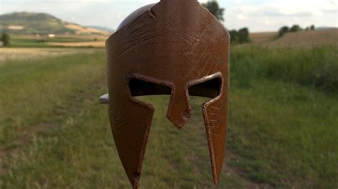 Spartan Helmet 3d Model