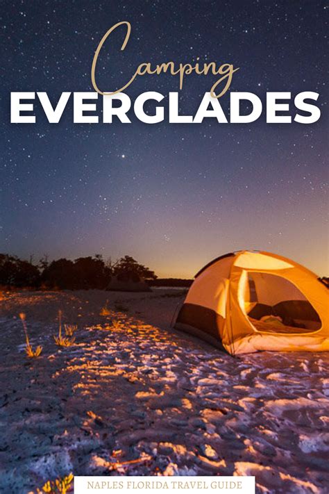 Everglades camping where and how to go camping in the florida ...