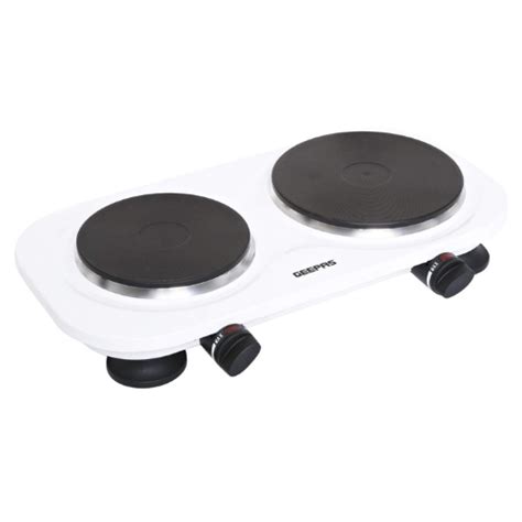 Geepas Double Hot Plate W With Portable Electric Ring Hobs Quickee