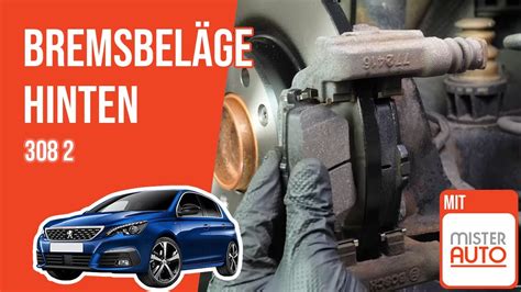 Wie Peugeot Bremsbel Ge Hinten Wechseln Youtube